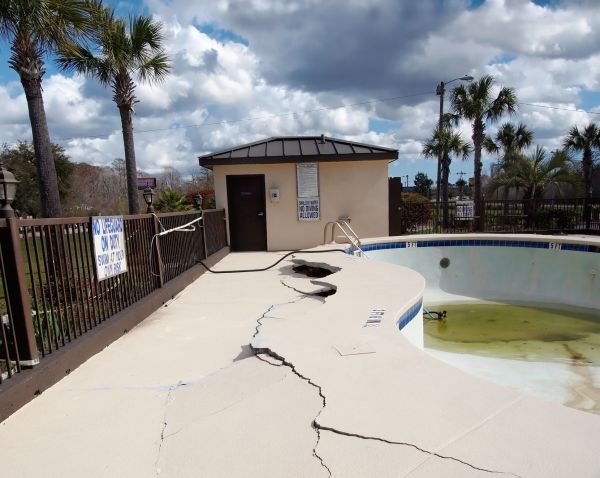 Cracked Patio Repair in Merced